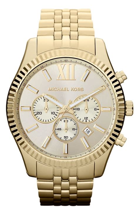 michael kors watch set time.